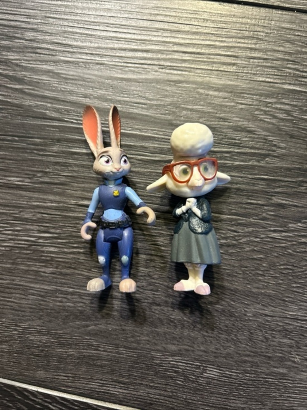 Judy Hopps Rabbit Disney Zootopia 3” Figure PVC Toy And May Bellweather Tomy